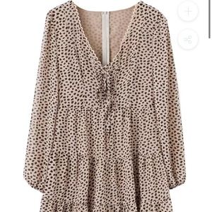 Goodnight Macaroon 'Eli' Leopard Flared Dres